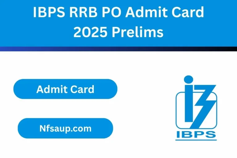 IBPS RRB PO Admit Card 2025 Prelims